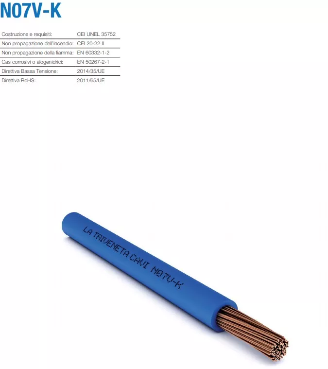 Cavo unipolare N07VK